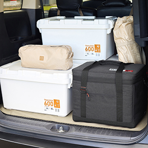 [アイリスオーヤマ]  HUGEL エアロゲルソフトクーラーボックス チャコールグレー