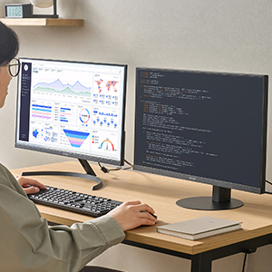 [アイリスオーヤマ]  液晶ディスプレイ 90度回転  23.8インチ DT-KF235P-B 113843