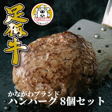 ［かどや牧場］かながわブランドハンバーグ　8個セット