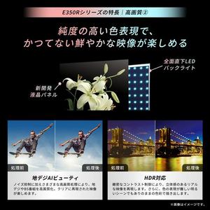 REGZA 43E350R 43V型 4K液晶テレビ 地デジ・BS・110度CS・4K衛星放送チューナー内蔵