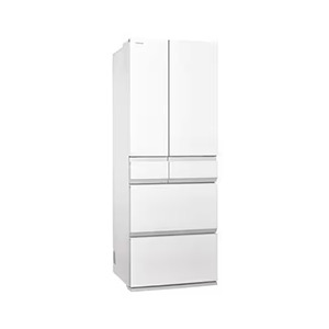 【無料長期保証1+5年付き】  東芝 冷蔵庫 586L 観音開き 6ドア 幅68.5cm 3段冷凍室 上質冷凍＋ ブースト解凍 音声アナウンス GR-A590WFS(TW) ホワイト系