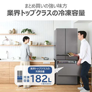 【無料長期保証1+5年付き】  東芝 冷蔵庫 586L 観音開き 6ドア 幅68.5cm 3段冷凍室 上質冷凍＋ ブースト解凍 音声アナウンス GR-A590WFS(TW) ホワイト系