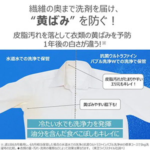 【無料長期保証1+3年付き】2026年06月01日発売予定!東芝 全自動洗濯機 洗濯 12kg 抗菌ウルトラファインバブル洗浄W ほぐせる脱水 AW-12DPB6(W) ホワイト系