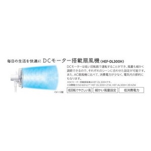 日立 HEFDL300H 扇風機 うちわ風から強風まで風量6段階 DCモーター搭載 タイマー機能 リモコン付