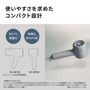 パナソニック EH-NE9N-H ヘアードライヤー イオニティ 速乾 温風リズムヘッドスパ対応 UVダメージ抑制 モダングレー