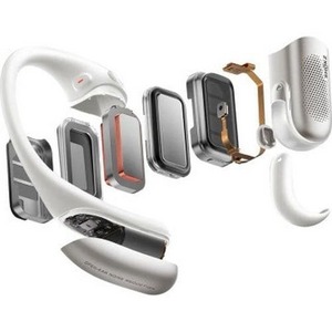 Shokz SKZ-EP-000063 OpenFit Pro オープンイヤー型ワイヤレスイヤホン 同期型デュアルダイアフラム構造採用 Bluetooth対応 ホワイト