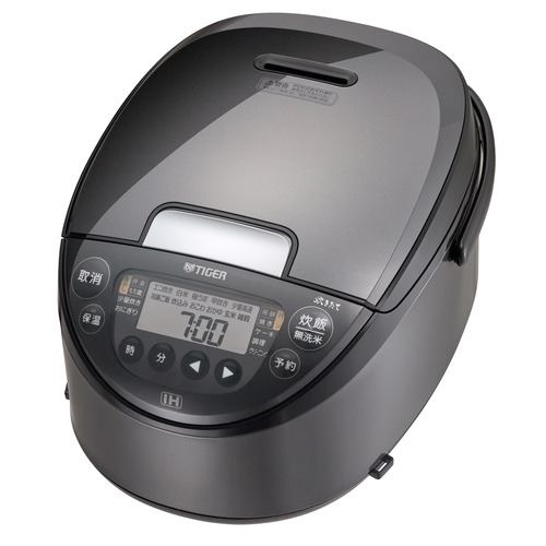 タイガー魔法瓶 JPW-L100HD IH炊飯器 炊きたて 遠赤3層土鍋コート釜 5.5合 ダークグレー