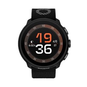 SUUNTO SS051109000 ウェアラブルウォッチ 46mmテキスタイルストラップ AMOLEDディスプレイ オール ブラック