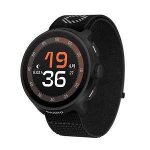 SUUNTO SS051109000 ウェアラブルウォッチ 46mmテキスタイルストラップ AMOLEDディスプレイ オール ブラック