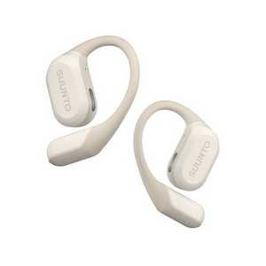 SUUNTO SS051493000 ワイヤレスイヤホン オープンイヤー型 IP55防水防塵 ハイレゾ対応 ヘッドジェスチャー搭載 SPARK ホワイト