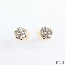 ダイヤスタッドピアス(計0.3ct)