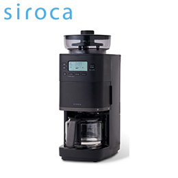 [siroca] コーン式全自動コーヒーメーカー カフェばこPRO  CM-6C271(K)