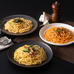 ★半生パスタ(あえるパスタソース付き)3種の味セット