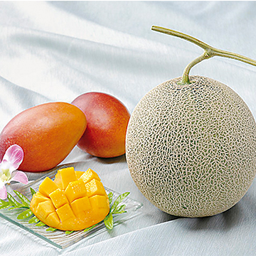 ★■沖縄 アップルマンゴー＆北海道産 メロン 計1.9kg