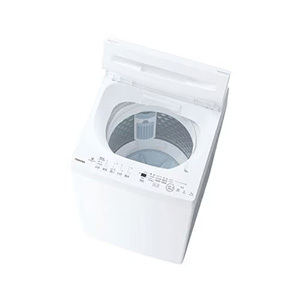 東芝 全自動洗濯機 洗濯 7kg 幅55.5cm 抗菌ウルトラファインバブル洗浄W Ag+抗菌水ユニット内蔵 自動お掃除 AW-7DH6(W) ホワイト系