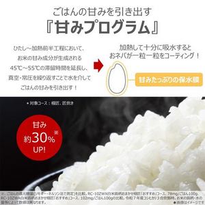 東芝 RC-10SGA(K) 真空圧力IH炊飯器 極匠コース 連続加熱でふっくら感アップ 甘みプログラム 5.5合炊き グランブラック