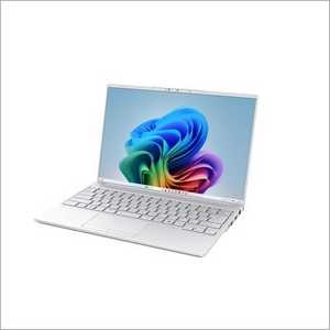 富士通 ノートPC FMV Note U FMVUQSL1WA[14型 | WUXGA | Snapdragon X | 16GB | 512GB | Windows 11 | Office OP付 | シルバーホワイト]