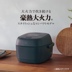 象印マホービン NW-BB18-BZ 圧力IH炊飯ジャー 豪熱大火力 鉄器コート黒まる厚釜 1.0升炊き スレートブラック