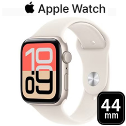 [Apple] アップル　Apple Watch SE 3 GPSモデル 44mm MEHJ4J/A [スターライトスポーツバンド M/L]☆