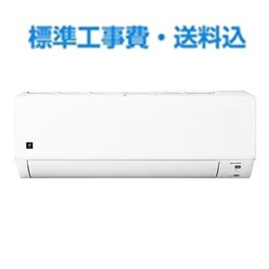 シャープ エアコン 10畳 DGシリーズ プラズマクラスター7000 掃除機能 すこやかシャワー気流 AYU28DG ホワイト系 2026年モデル 標準工事費込 単相 100V 15Aタイプ