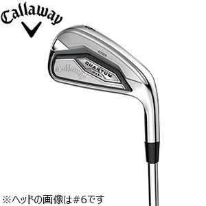 〔キャロウェイ〕QUANTUM MAX アイアン セット（5本：I#6〜9、PW）　シャフト：N.S.PRO MODUS(3) Tour 105(S)