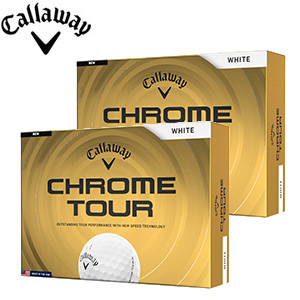〔キャロウェイ〕CHROME TOURボール　2ダースセット