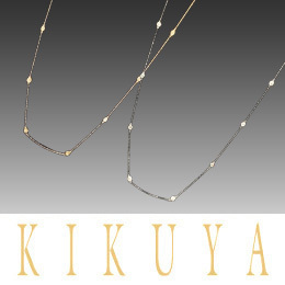 [KIKUYA] ダイヤステーションネックレス(計1.0ct)