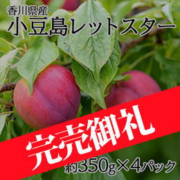 【6月下旬以降のお届け予定】[香川県産]小豆島レットスター(すもも)
