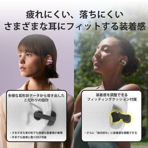 ソニー WF-LC900 B ワイヤレスステレオヘッドセット Bluetooth対応 リスニングモード切替 IPX4防水 ブラック