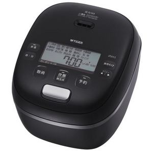 タイガー魔法瓶 JRI-S180KO 圧力IHジャー炊飯器 ご泡火炊き 土鍋蓄熱コーティング 底面泡立ち加工 1升炊き オフブラック