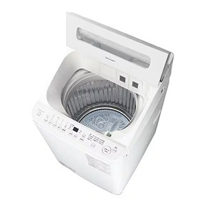 シャープ 全自動洗濯機 洗濯7kg 簡易乾燥 液体洗剤自動投入 パワフルドルフィンNEXT ESSV7L ホワイト系