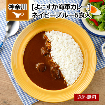 神奈川 よこすか海軍カレーネイビーブルー6食入