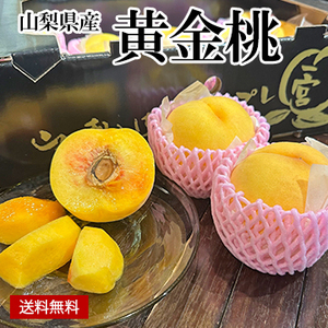 ［一富士］［山梨県産］黄金桃