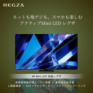 【無料長期保証1+5年付き】REGZA 65E770S 65V型 4K mini LED液晶テレビ 地デジ・4K衛星放送・BS･110度CSデジタルチューナー内蔵 