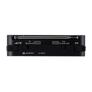 東芝 AX-HRU20(K) ダイヤル目盛り式ホームラジオ 2WAY電源 360度調整可能アンテナ ワイドFM対応 LEDライト付 ブラック