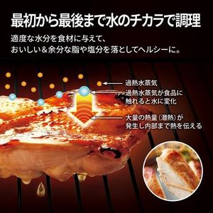 シャープ AXU1D ウォーターオーブン まかせて調理機能 AI クックトークがサポート ホワイト(宅配商品)