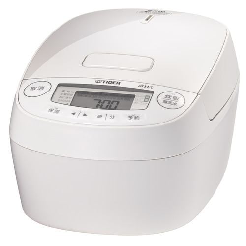 タイガー魔法瓶 JPV-M100WG 圧力IH炊飯器 遠赤3層土鍋コート釜 圧力炊き 5.5合炊き グロスホワイト