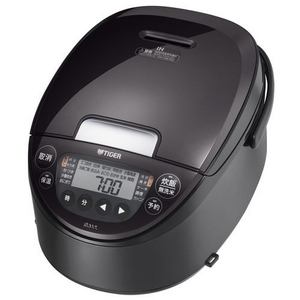 タイガー魔法瓶 JPW-J100KP IH炊飯器 遠赤3層土鍋コート釜 少量旨火炊き 5.5合炊き パールブラック