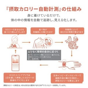 シャープ MHW01AX からだメイトWatch 摂取カロリー自動計測 身体の状態をスコア化 シルバー
