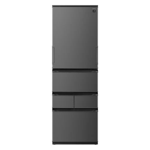 SHARP シャープ 冷蔵庫 455L どっちもドア 5ドア 幅60cm プラズマクラスター シャキット野菜室 節電25モード SJXW46R グレー系