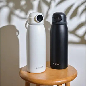 [シーモン] c-mon 指紋センサー付き真空断熱ボトル 1000ml 