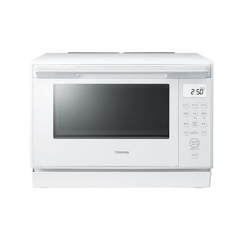 東芝 ER-60C(W) オーブンレンジ 石窯オーブン ワイド＆フラット庫内 ノンフライ調理 23L ホワイト(宅配商品)