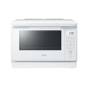 東芝 ER-60C(W) オーブンレンジ 石窯オーブン ワイド&フラット庫内 ノンフライ調理 23L ホワイト(宅配商品)