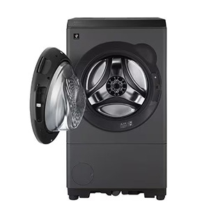 【無料長期保証1+3年付き】シャープ ドラム式洗濯機 左開き 洗濯12.0kg 乾燥6.0kg 幅64cm 自動お掃除 自動投入 ES12X1 グレー系 ★在庫一掃品★