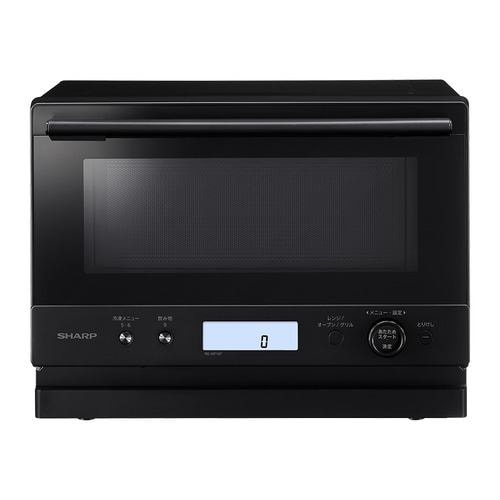 シャープ REWF187 オーブンレンジ らくチン！センサー搭載 お手入れ自動メニュー 18L ブラック 2026年モデル(宅配商品)