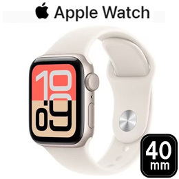 [Apple] アップル Apple Watch SE 3 GPSモデル 40mm MEH54J/A [スターライトスポーツバンド M/L]☆