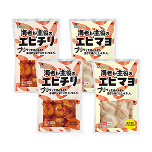本格中華総菜2種セット 海老が主役のエビチリ&エビマヨ(2種×2袋 計4袋)