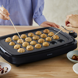 [アイリスオーヤマ] 網焼き風ホットプレート 3枚プレート  APA-139-B 114266