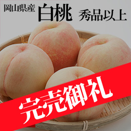 ［一富士］［岡山県産］白桃 約2kg 秀品以上