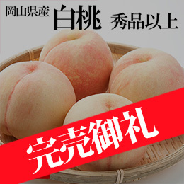 ［一富士］［岡山県産］白桃 約2kg 秀品以上